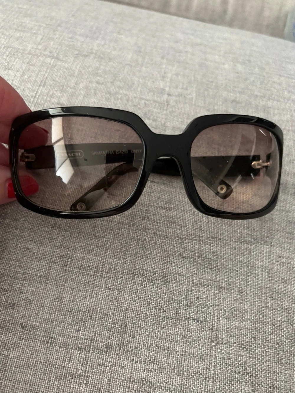 Coach Women’s Sunglasses Samantha Model S425 in Onyx (black) - Picture 1 of 9
